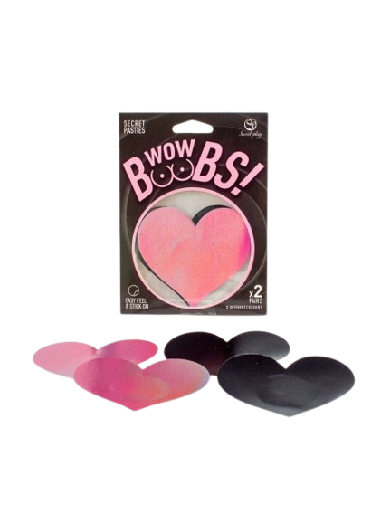 WOW BOOBS ! Cache-tétons coeur