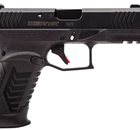 Pistolet DERYA DY9 Noir Fileté "Optics Ready" cal.9x19