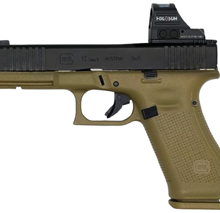 Pistolet GLOCK 17 Gen5 FR Coyote "Armée Francaise Pack HOLOSUN 407C" cal.9x19